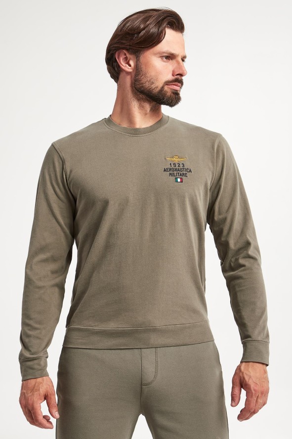 Bluza dresowa męska crewneck AERONAUTICA MILITARE