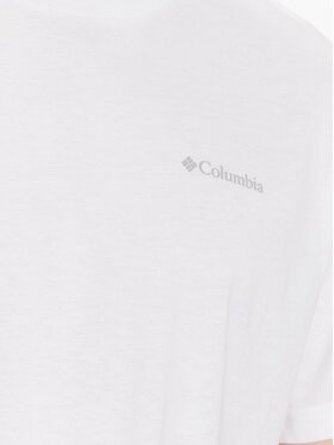 Columbia T-Shirt Thistletown Hills 1990751 Biały Regular Fit