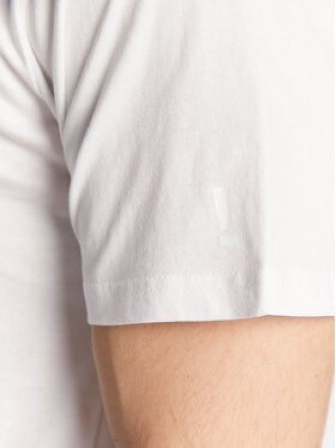 Solid T-Shirt Dain 21107280 Biały Regular Fit