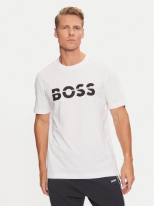 Boss T-Shirt 50525208 Biały Regular Fit