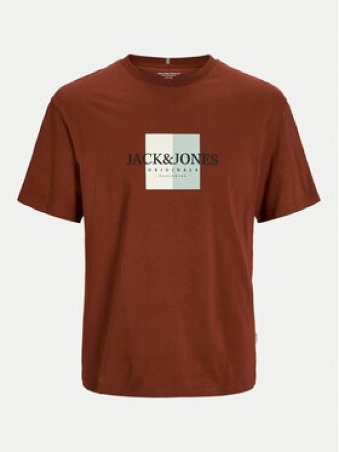 Jack&Jones T-Shirt Fredeiksberg 12262492 Brązowy Regular Fit