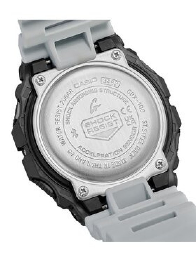 G-Shock Zegarek GBX-100TT-8ER Szary