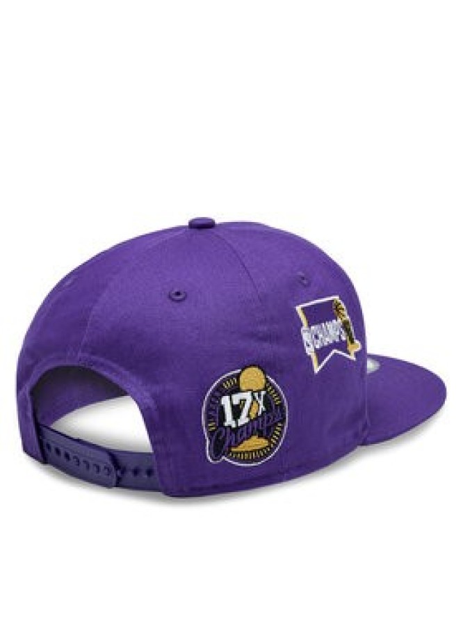 New Era Czapka Champions Patch 950 Lakers 60364222 Fioletowy