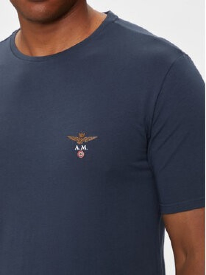 Aeronautica Militare T-Shirt AM1UTI001 Granatowy Regular Fit