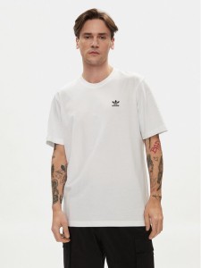 adidas T-Shirt Trefoil Essentials IR9691 Biały Regular Fit