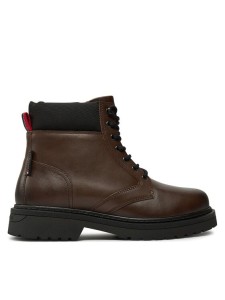 Tommy Jeans Trapery Tjm Lace Up Boot EM0EM01446 Brązowy