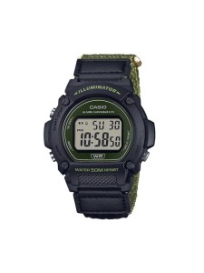 Casio Zegarek W-219HB-3AVEF Czarny