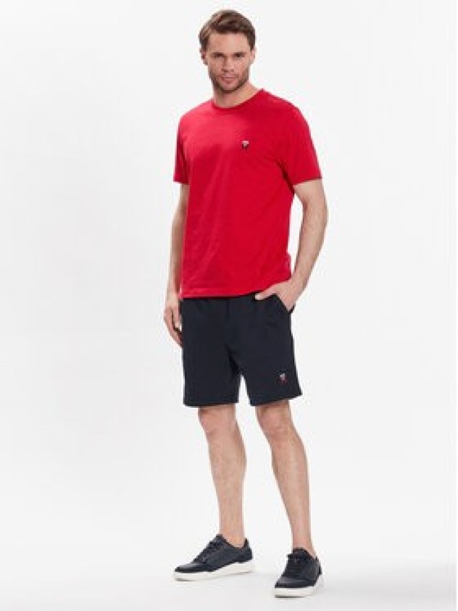 Tommy Hilfiger T-Shirt Small Imdczer MW0MW30054 Czerwony Regular Fit