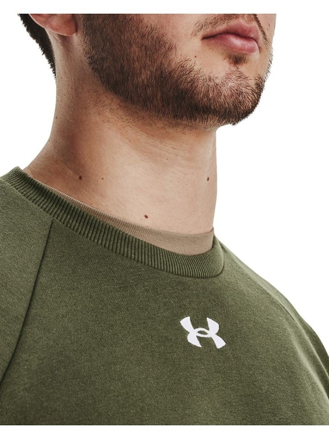 Under Armour Bluza "Rival" w kolorze khaki rozmiar: L