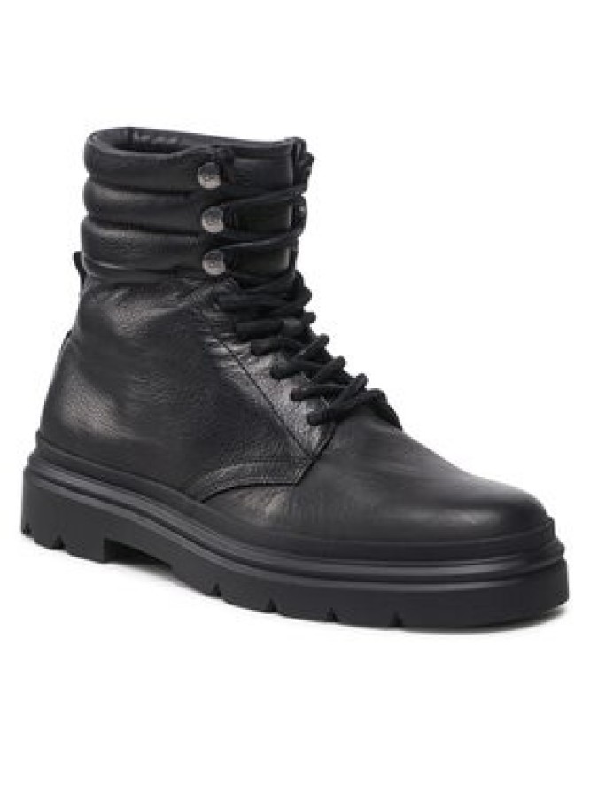 Calvin Klein Trapery Combat Boot Pb Lh HM0HM00667 Czarny