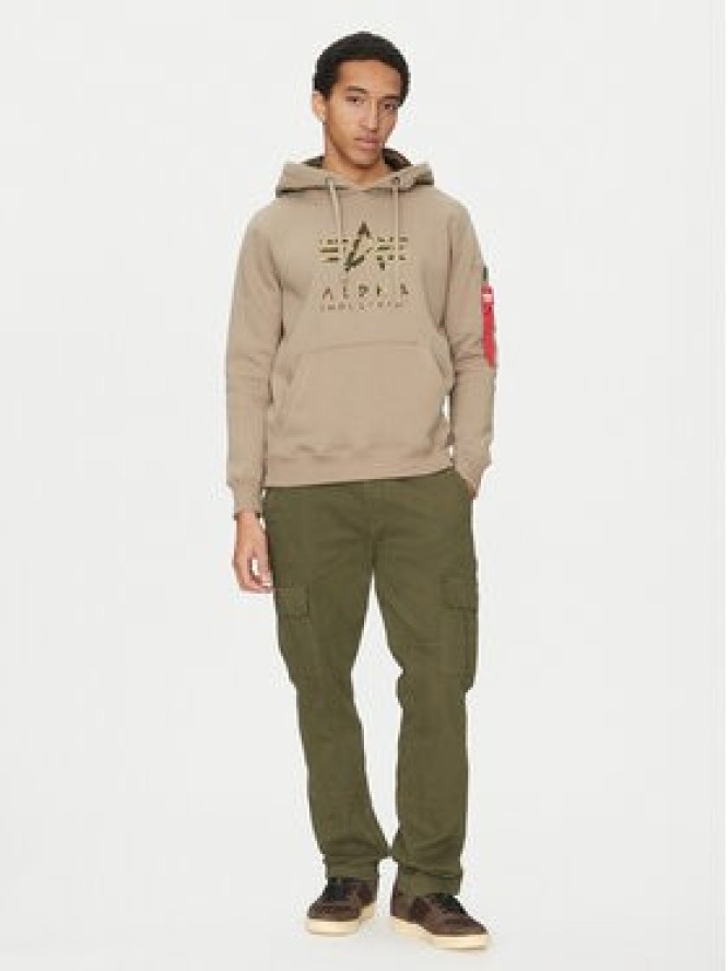 Alpha Industries Bluza Camo Tpu 146337 Beżowy Regular Fit