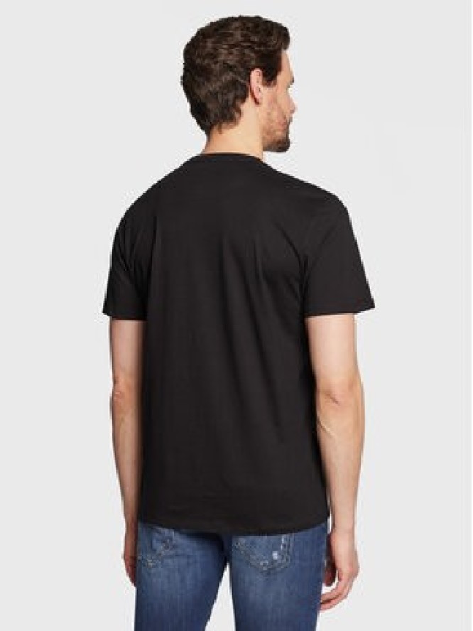 Guess T-Shirt Reflective Logo M3GI44 K9RM1 Czarny Slim Fit