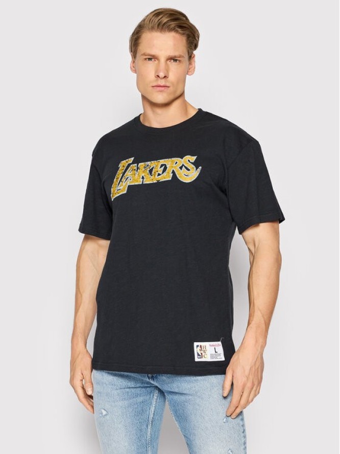 Mitchell & Ness T-Shirt TCRW1221 Czarny Regular Fit