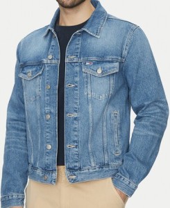 Tommy Jeans Kurtka jeansowa Ryan DM0DM21860 Niebieski Regular Fit