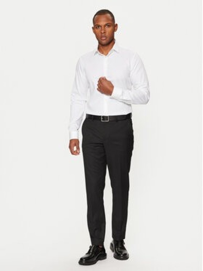 Calvin Klein Koszula K10K113863 Biały Slim Fit