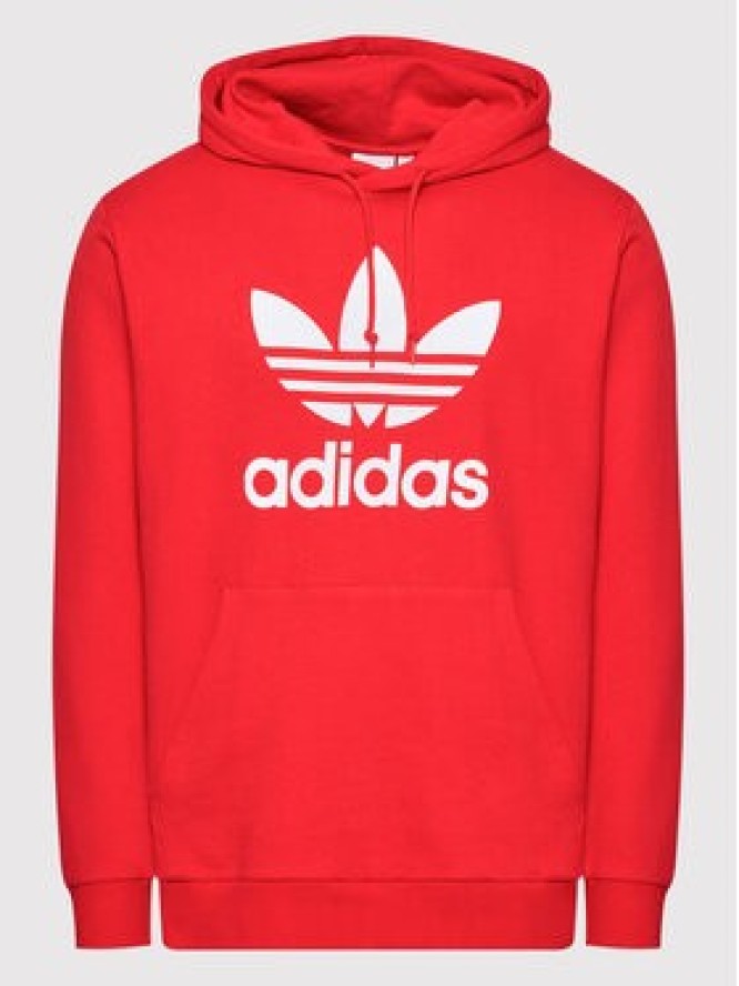 adidas Bluza adicolor Classics Trefoil HE9500 Czerwony Standard Fit