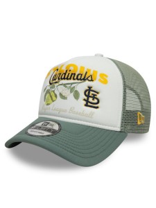 New Era Czapka z daszkiem Fruit Graphic Trucker St. Louis Cardinals 60595259 Zielony