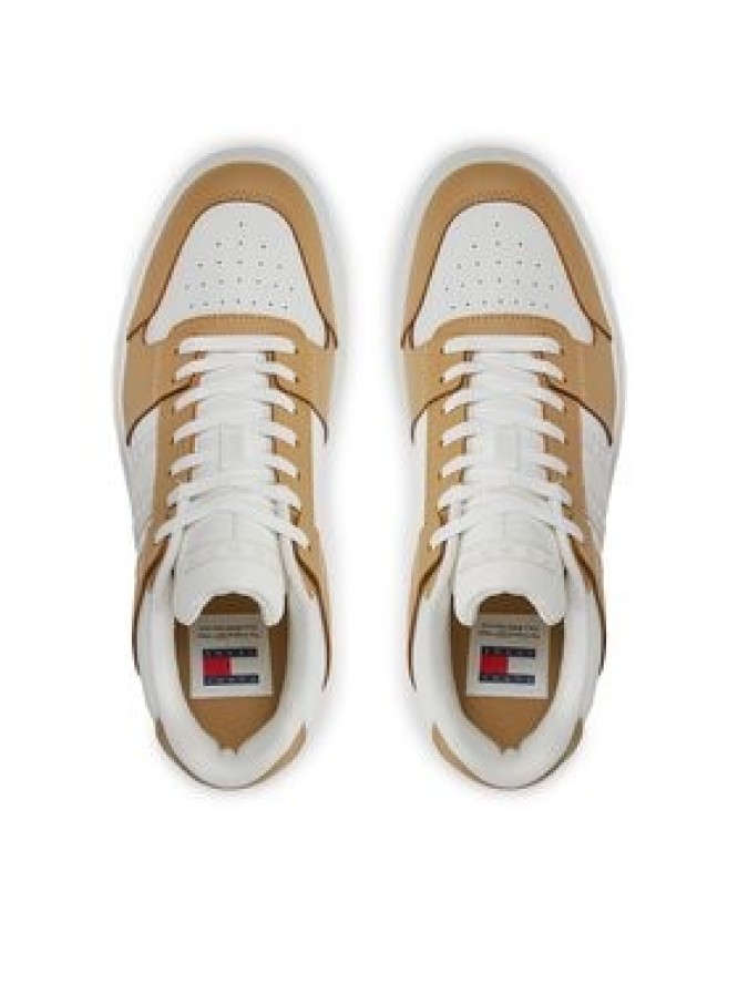 Tommy Jeans Sneakersy Tjm Mix Material Cupsole 2.0 EM0EM01345 Beżowy