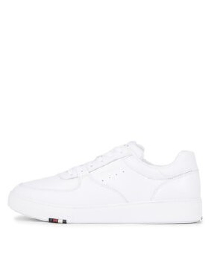 Tommy Hilfiger Sneakersy Modern Cup Corporate Lth FM0FM04941 Biały