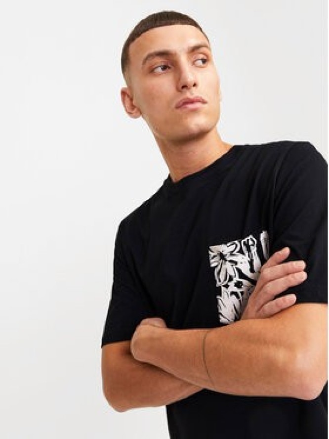 Jack&Jones T-Shirt Lafayette 12250435 Czarny Standard Fit