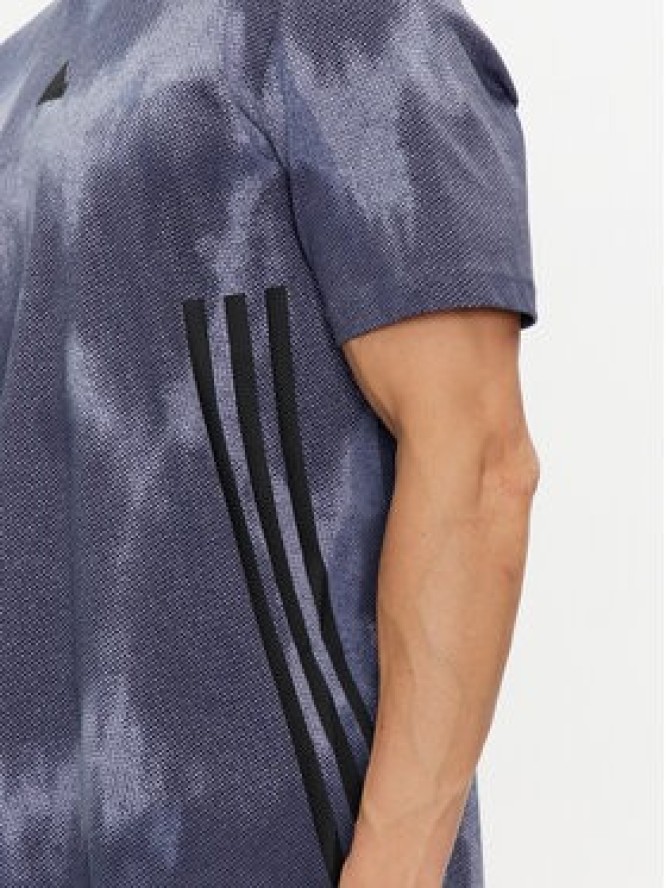 adidas T-Shirt Future Icons 3-Stripes IX5200 Niebieski Regular Fit