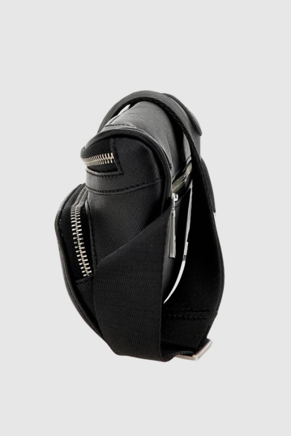 GUESS Czarna nerka Milano Compact Bum Bag