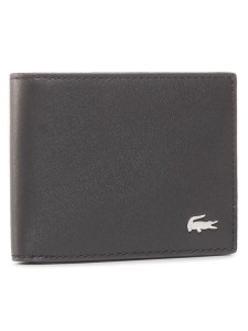 Lacoste Mały Portfel Męski S Slim Billfold Id Slot NH1407FG Czarny