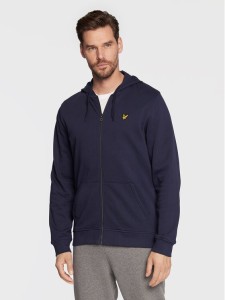 Lyle & Scott Bluza ML420VOG Granatowy Regular Fit