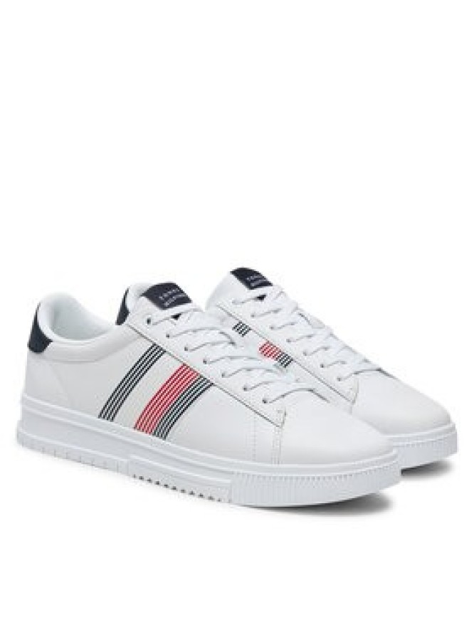 Tommy Hilfiger Sneakersy Supercup Lth Seasonal FM0FM05129 Biały