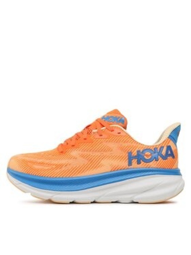 Hoka Buty do biegania Clifton 9 1127895 Pomarańczowy