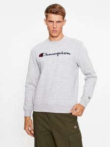 Champion Bluza Crewneck Sweatshirt 219204 Szary Comfort Fit