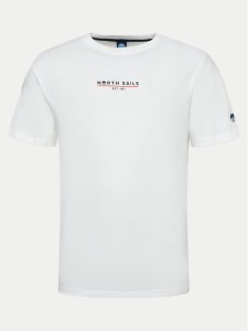 North Sails T-Shirt 692974 Biały Comfort Fit