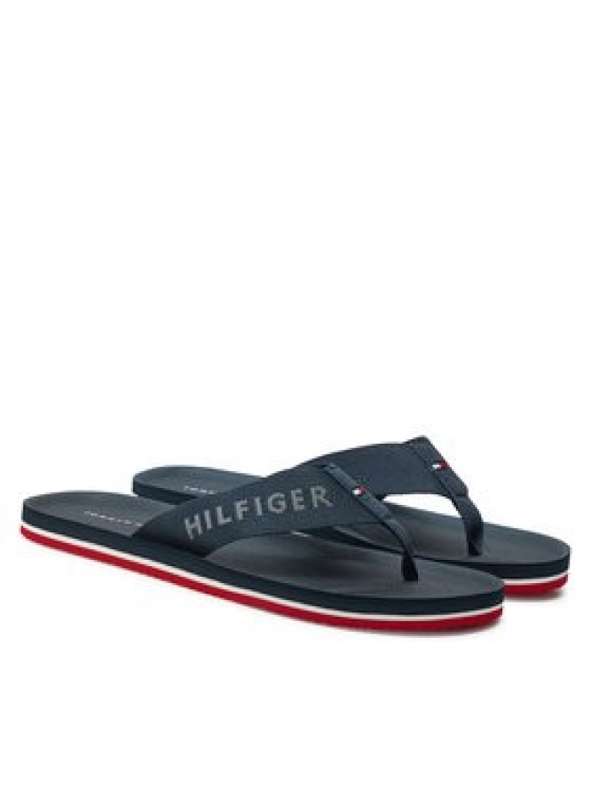 Tommy Hilfiger Japonki Comfort Hilfiger Beach Sandal FM0FM05341 Granatowy