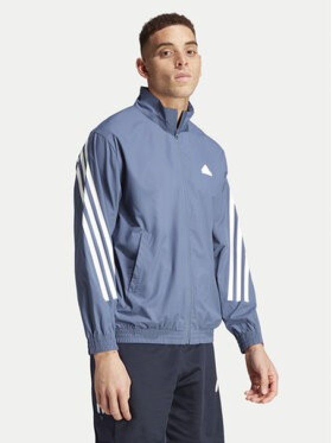 adidas Bluza Future Icons 3-Stripes IR9237 Niebieski Loose Fit