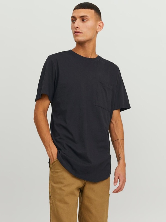 Jack & Jones Koszulka "Enoa" w kolorze czarnym rozmiar: L