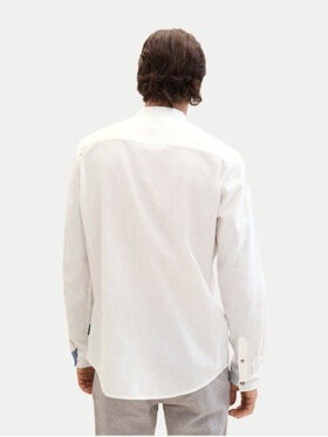 Tom Tailor Koszula 1040140 Biały Regular Fit