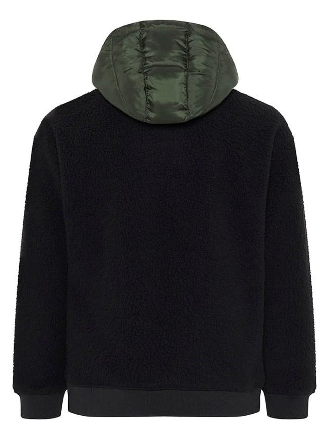 Chiemsee Bluza polarowa w kolorze czarno-zielonym rozmiar: S