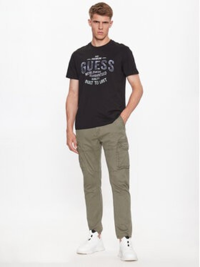 Guess T-Shirt M3BI41 K8FQ4 Czarny Regular Fit