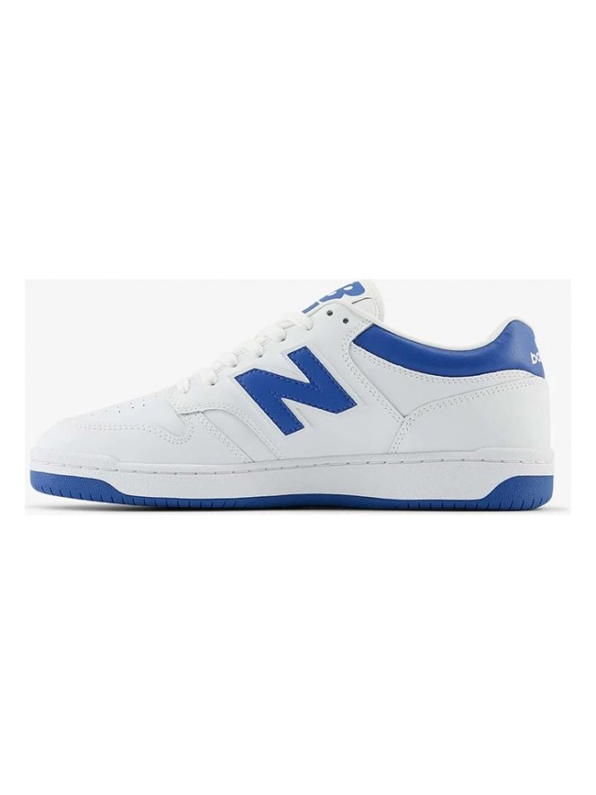 New Balance Skórzane sneakersy "480" w kolorze biało-niebieskim rozmiar: 42