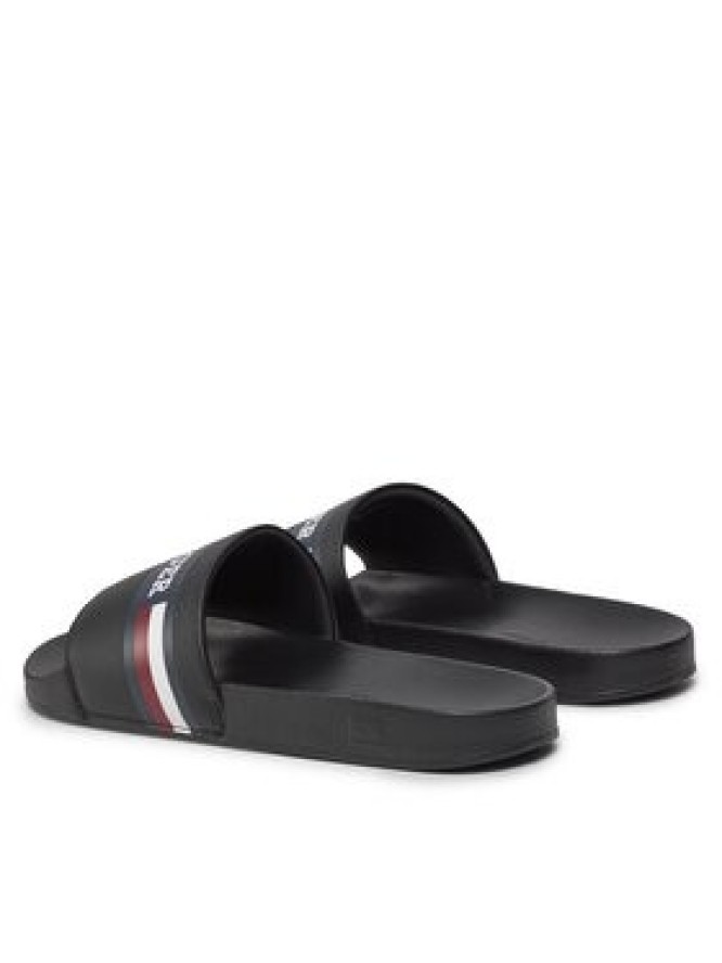 Tommy Hilfiger Klapki Corporate Hilfiger Pool Slide FM0FM04911 Czarny