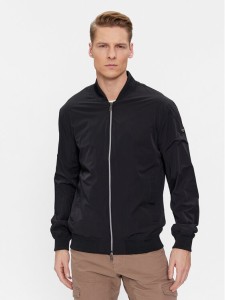 Guess Kurtka bomber Tech Strerch M4RL02 WFVY2 Czarny Regular Fit