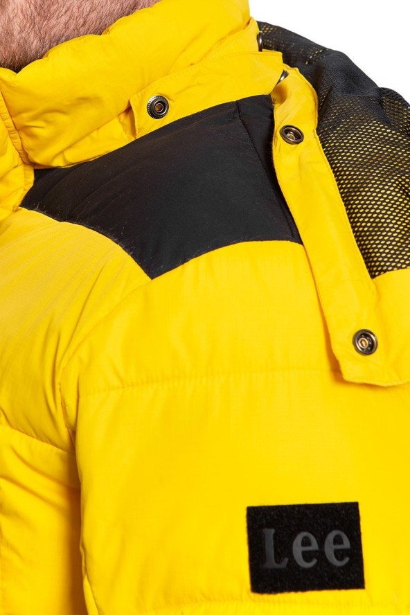 LEE MID PUFFER JACKET LEMON ZEST L87YUNMM