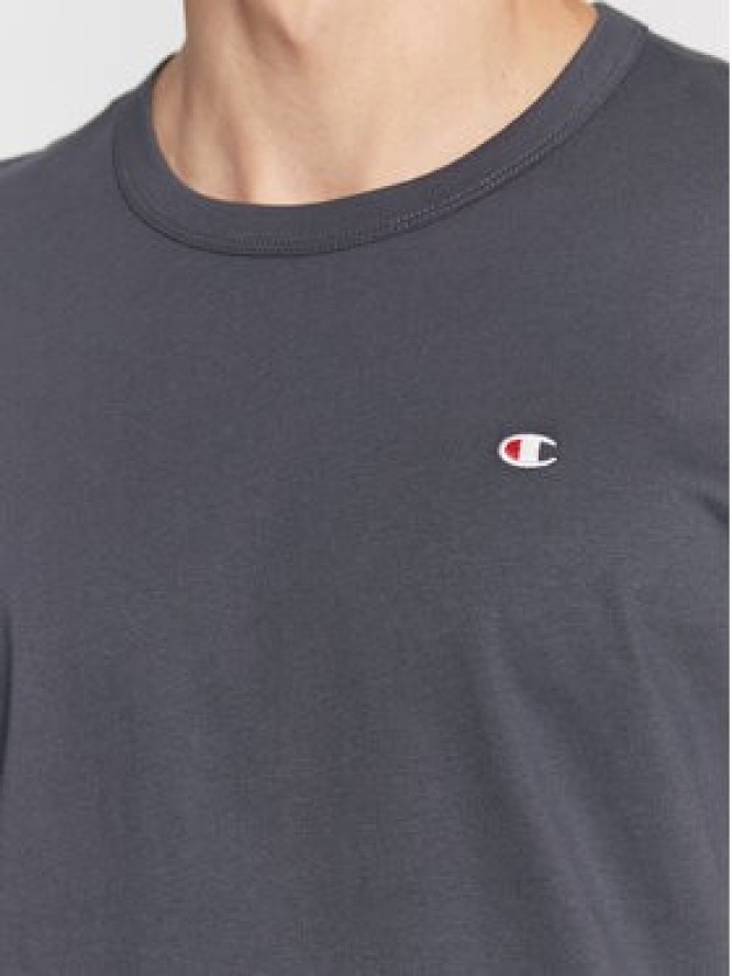 Champion T-Shirt Basic C Logo 216545 Niebieski Custom Fit