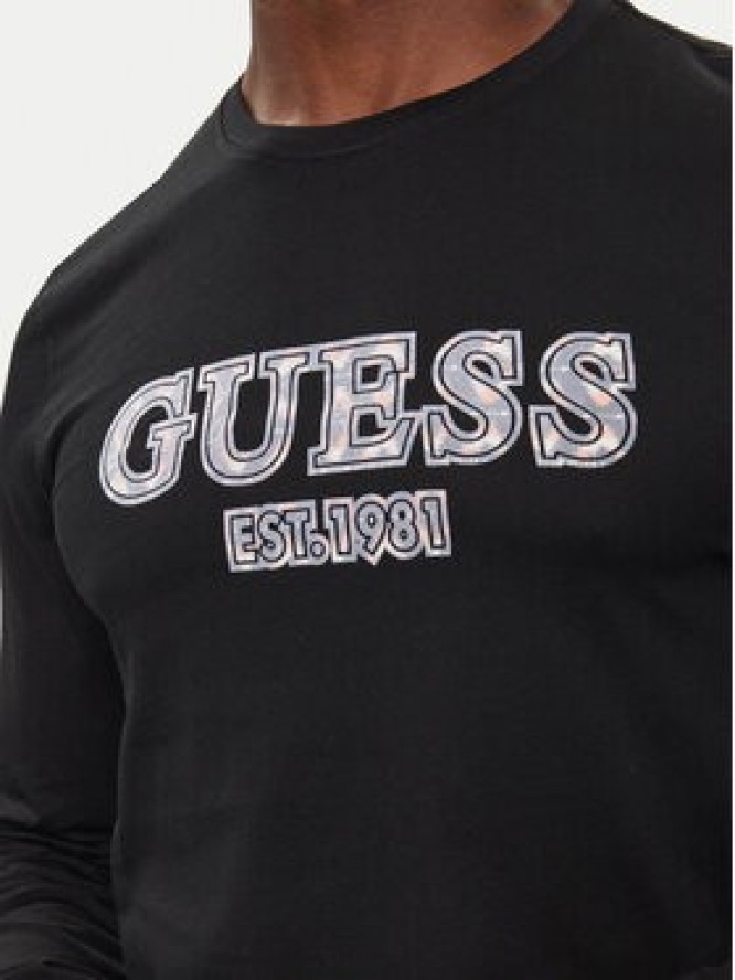 Guess Longsleeve M4BI46 I3Z14 Czarny Slim Fit