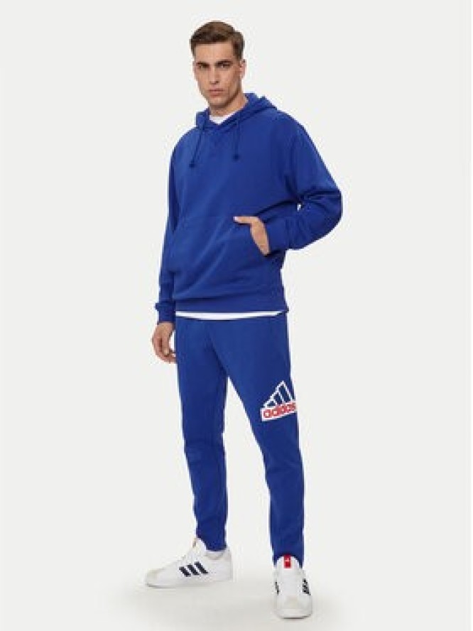 adidas Bluza ALL SZN IX3950 Niebieski Loose Fit