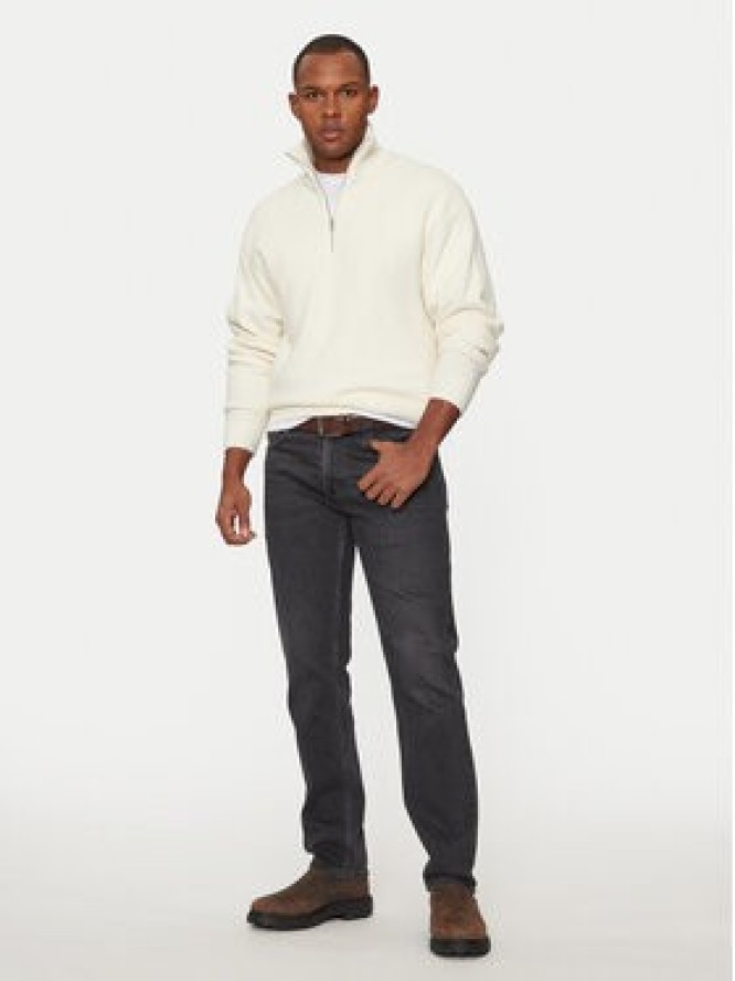 Jack&Jones Sweter Ollie 12241817 Écru Relaxed Fit