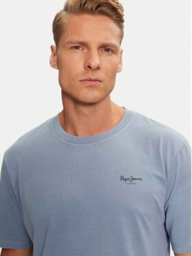 Pepe Jeans T-Shirt Jacko PM508664 Niebieski Regular Fit