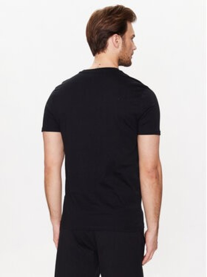 Diadora T-Shirt Ss Frieze 102.179313 Czarny Regular Fit