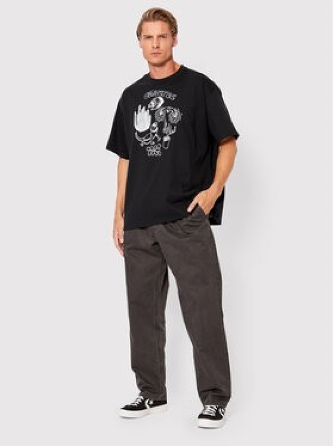 Converse T-Shirt 10023791 Czarny Loose Fit