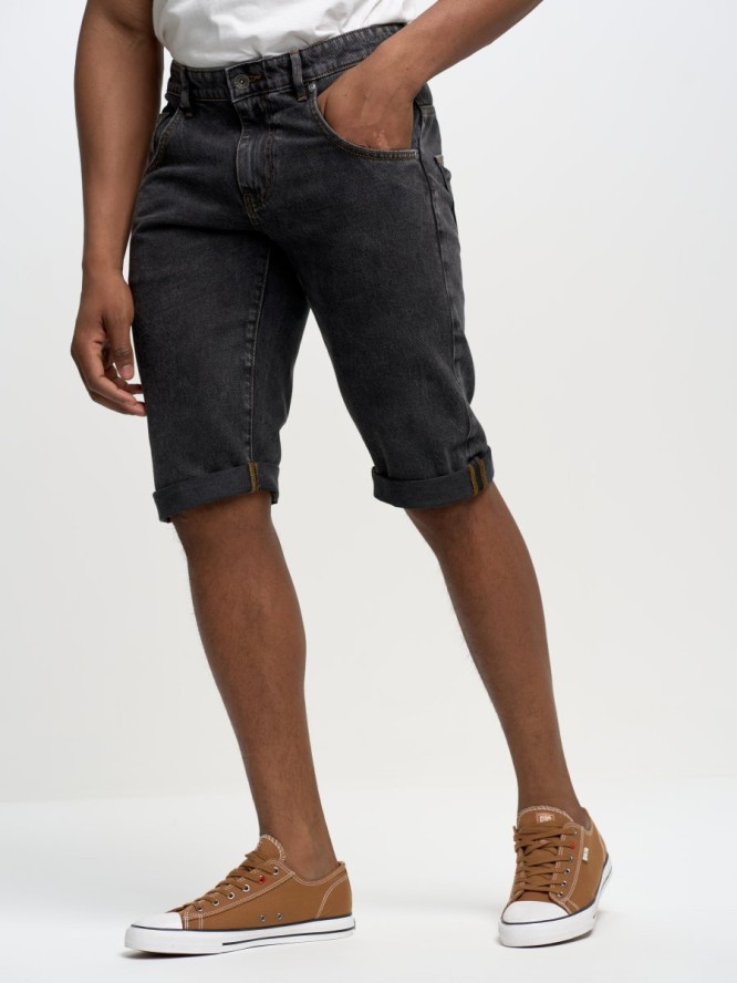 Szorty męskie jeansowe szare Conner 997